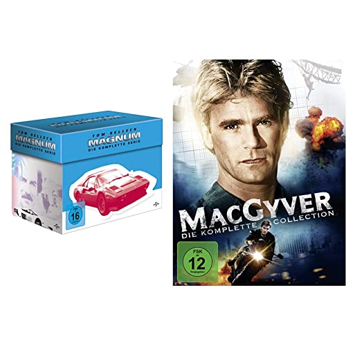 Magnum - Die komplette Serie [44 DVDs] & MacGyver – Die komplette Collection [38 DVDs] von Universal Pictures