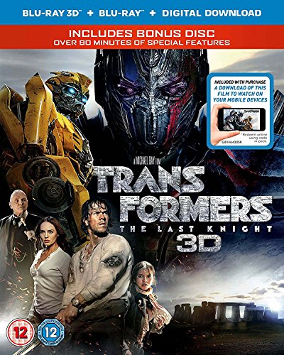 Transformers: The Last Knight 3D (3D+BD+Bonus disc BD) [Blu-ray] [2017] [Region Free] von Universal Pictures