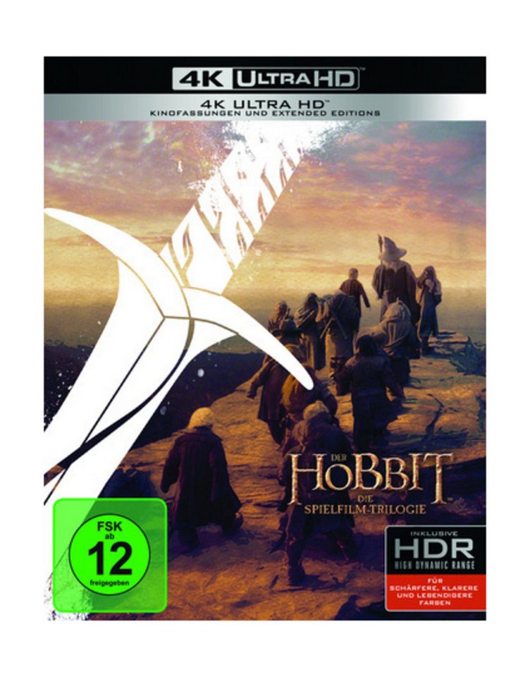 Universal Pictures Blu-ray Der Hobbit: Die Spielfilm Trilogie 4K, 6 UHD-Blu-ray, 6 Blu Ray Disc Universal Pictures Blu-ray Der Hobbit: Die Spielfilm Trilogie 4K, 6 UHD-Blu-ray, 6 Blu Ray Disc von Universal Pictures
