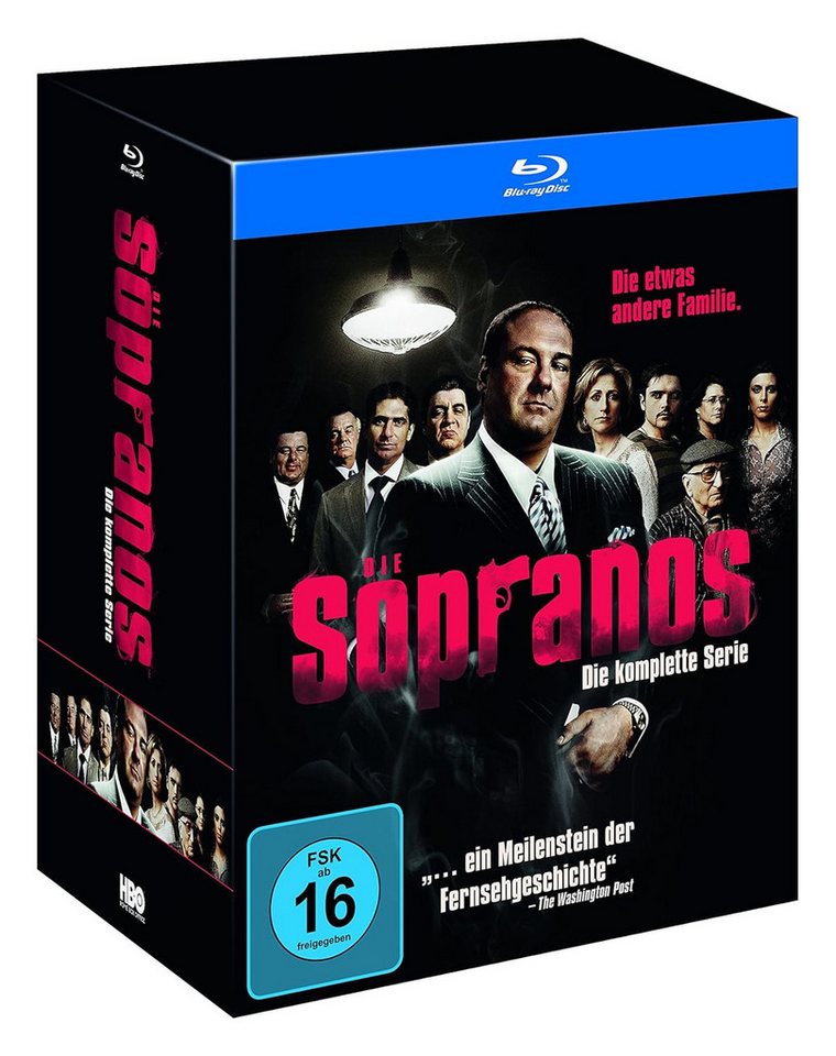 Universal Pictures Blu-ray Die Sopranos: Die ultimative Mafiabox Limited Edition [28 Discs], (6-St., Box-Set), Enthält alle 6 Staffeln von Universal Pictures