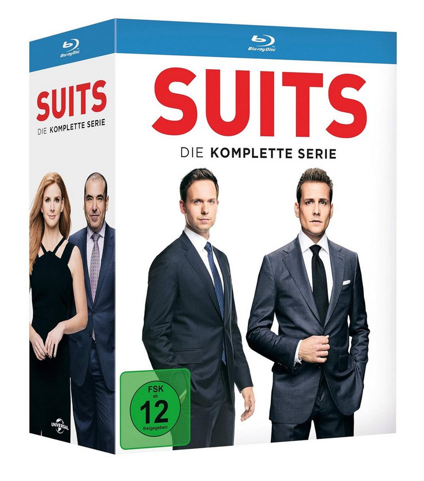 Universal Pictures Blu-ray Suits - Die komplette Serie [34 Discs], (34-St., Box-Set), Enthält alle 134 Episoden von Universal Pictures