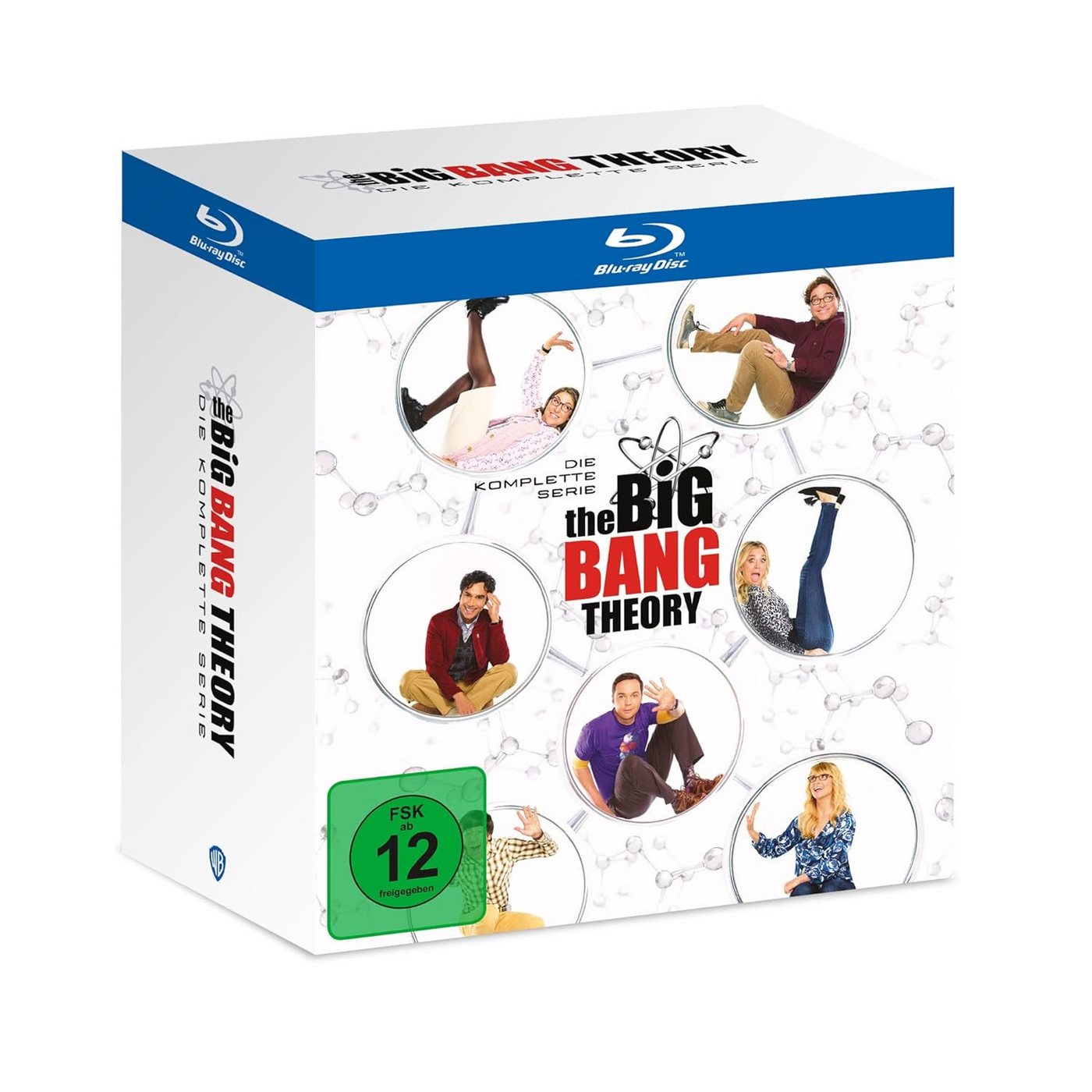 Universal Pictures Blu-ray The Big Bang Theory - Die komplette Serie BluRay, (Box-Set, 25-St), Alle 12 Staffeln auf 25 BluRays von Universal Pictures