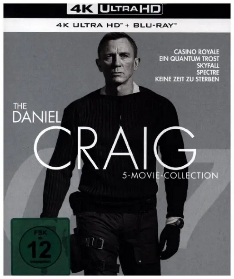 Universal Pictures Blu-ray The Daniel Craig 5-Movie-Collection (James Bond 007), 8 UHD-Blu-ray... von Universal Pictures