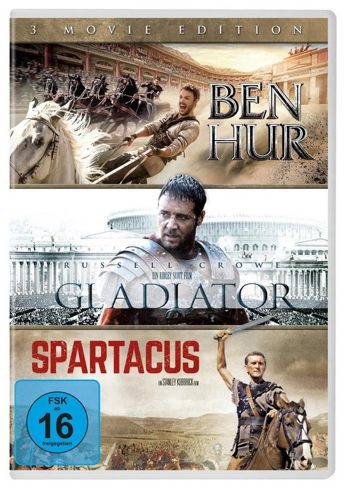 Universal Pictures DVD Ben Hur / Gladiator / Spartacus Universal Pictures DVD Ben Hur / Gladiator / Spartacus von Universal Pictures