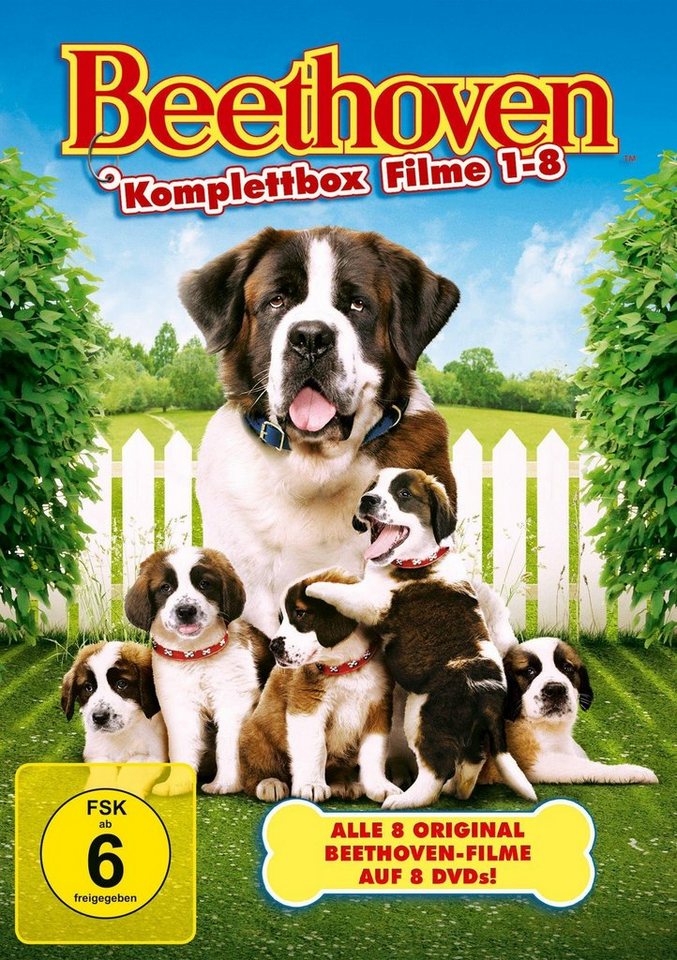 Universal Pictures DVD Ein Hund namens Beethoven (8 Filme Komplettbox) von Universal Pictures