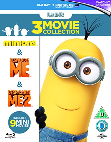 Minions Collection (Despicable Me/Despicable Me 2/Minions) [Blu-ray][Region-Free] von Universal Studios