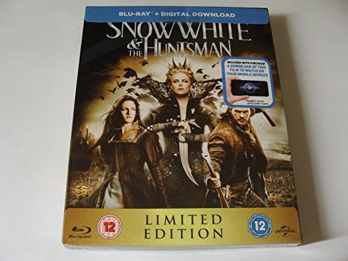 Snow White and the Huntsman: Extended Cut Steelbook im Schuber, nur 2.000 Stück, Zavvi Exclusive Limited Full Slip Edition Steelbook (UK Import ohne dt. Ton) Blu-ray, Uncut, Regionfree von Universal UK