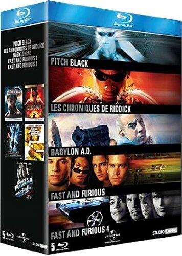 Coffret vin diesel : pitch black ; les chroniques de riddick ; fast and furious 1 ; fast and furious 4 ; babylon a.d [Blu-ray] [FR Import] von Universal