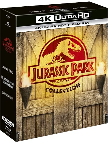 Jurassic park 1 à 3 : jurassik park + le monde perdu + jurassik park III 4k Ultra-HD [Blu-ray] [FR Import] von Universal