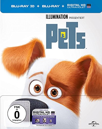 Pets - Blu-ray 3D + 2D / Steelbook (Blu-ray) von Universal