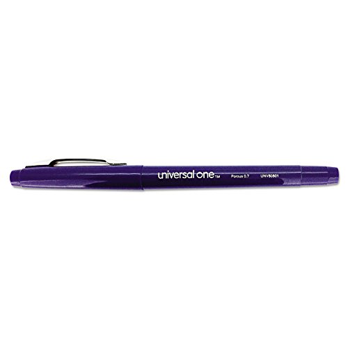 Porous Point Stick Pen, Blue Ink, Medium, Dozen von Universal