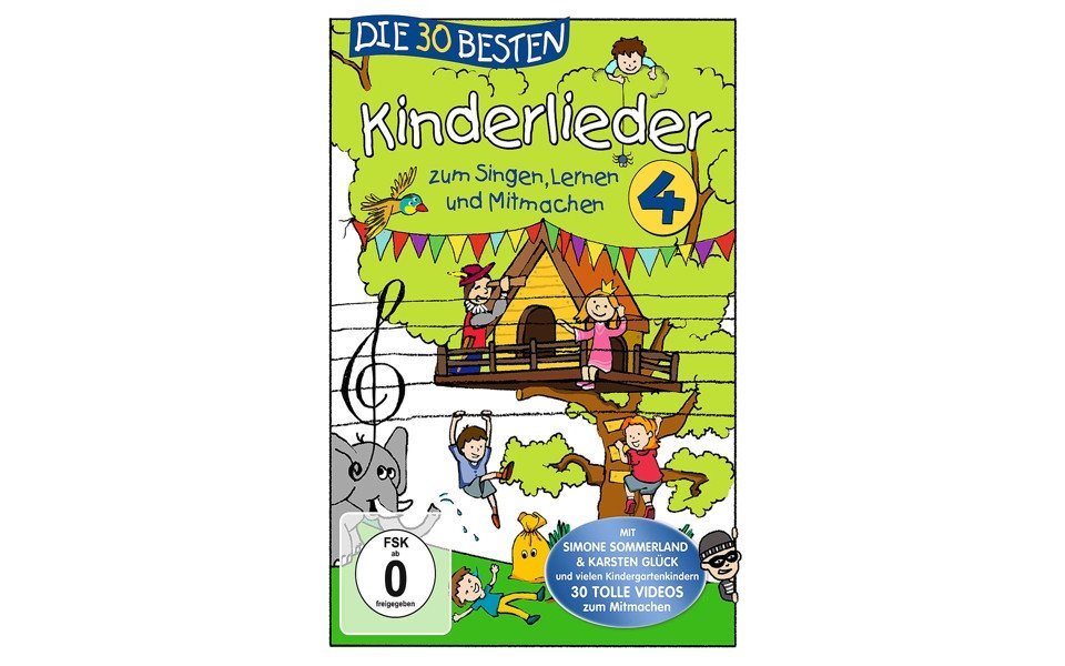 Universal DVD Die 30 besten Kinderlieder zum Singen, Lernen und Mitmachen Vol. 4 Universal DVD Die 30 besten Kinderlieder zum Singen, Lernen und Mitmachen Vol. 4 von Universal