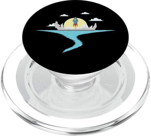 Rakete zur Erforschung des Weltraums PopSockets PopGrip für MagSafe von Universe stars planets solar system Sun ufo moon