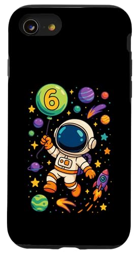 Astronauten Planet Raumfahrt Weltraum Space Hülle für iPhone SE (2020) / 7 / 8 von Universe