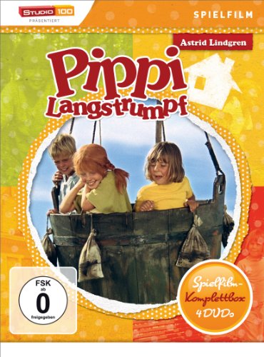 Astrid Lindgren: Pippi Langstrumpf - Spielfilm Komplettbox [4 DVDs, Digital restauriert] von LEONINE Distribution