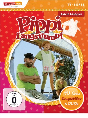 Astrid Lindgren: Pippi Langstrumpf - TV-Serie Komplettbox [5 DVDs, Digital restauriert] von Universum Film GmbH