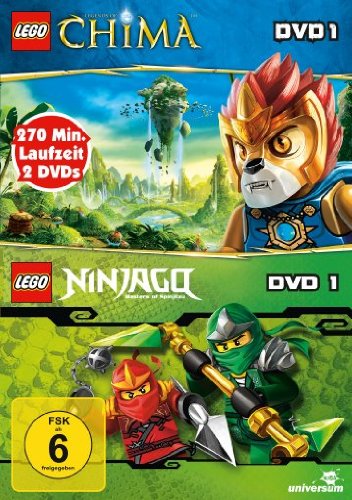 Lego: Legends of Chima, DVD 1 / Lego Ninjago: Meister des Spinjitzu, DVD 1 [2 DVDs] von Universum Film GmbH