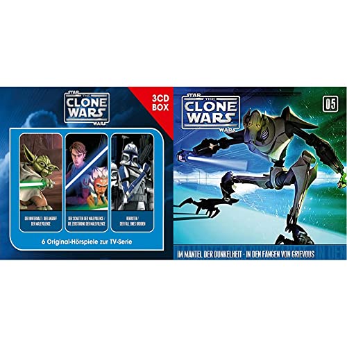 The Clone Wars - 3-CD Hörspielbox Vol.1 & 05: Im Mantel der Dunkelheit/ In den Fängen von Grievous von Universum Film GmbH