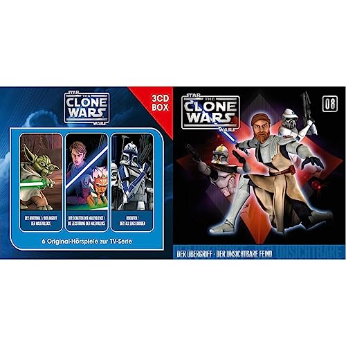 The Clone Wars - 3-CD Hörspielbox Vol.1 & 08: Der Übergriff/ Der unsichtbare Feind The Clone Wars - 3-CD Hörspielbox Vol.1 & 08: Der Übergriff/ Der unsichtbare Feind von Universum Film GmbH