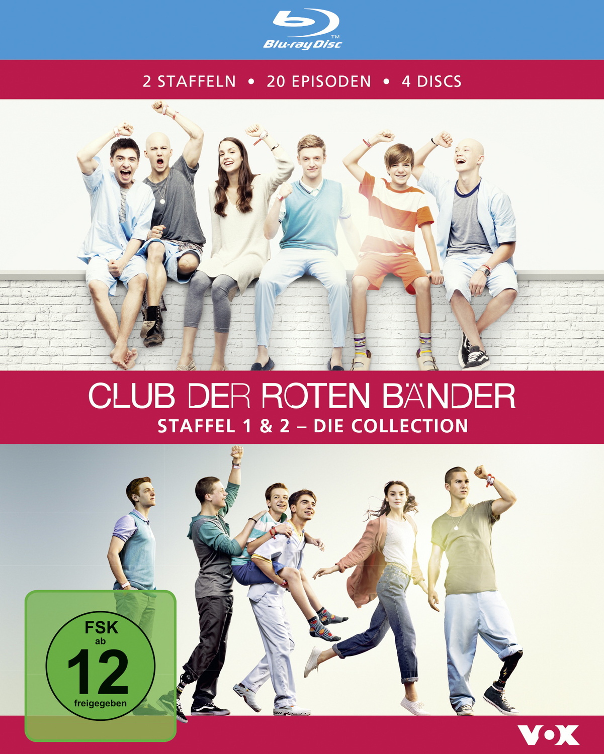 Club der roten Bänder, Staffel 1 & 2 - Die Collection (4 Discs) von Universum Film