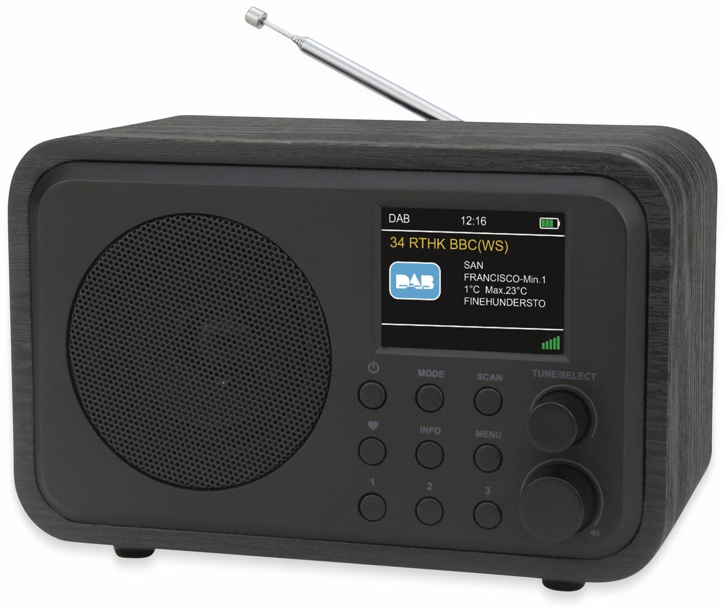 UNIVERSUM DAB+ Radio DR 300-20, Akku, Bluetooth, schwarz von Universum