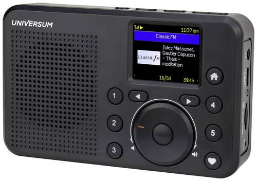 UNIVERSUM IR 200-21 Internet Taschenradio Internet Bluetooth®, SD, WLAN, Internetradio wiederauflad von Universum