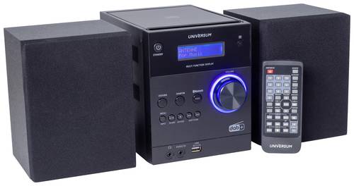 UNIVERSUM MS 300-21 Stereoanlage AUX, Bluetooth®, CD, DAB+, UKW, USB, Akku-Ladefunktion, Inkl. Fern von Universum