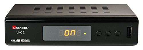 Univision UNC2 Kabel Receiver (Full-HD, HDMI, SCART, Coaxial, USB, Mediaplayer) schwarz von Univision