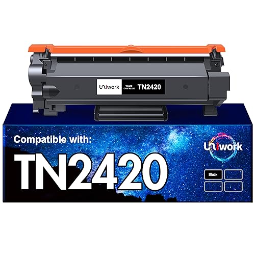 Uniwork TN2420 TN-2420 TN 2420 TN2410 für Toner Brother MFC L2710DW TN-2410 TN 2410 MFC-L2710DW MFC-L2710DN HL-L2350DW HL-L2310D DCP-L2530DW MFC-L2750DW DCP-L2510D MFC-L2730DW HL-L2375DW DCP-L2550DN von Uniwork