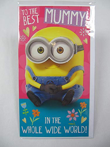 Grußkarte zum Muttertag, Motiv: "Minions To The Best Mummy in the World" von Unknown