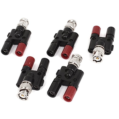 N/A BNC Stecker auf Two Banana weiblich Koaxial Connector Adapter 5 Stück N/A BNC Stecker auf Two Banana weiblich Koaxial Connector Adapter 5 Stück von Unknown