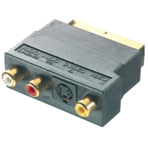Vivanco Scart-Adapterkabel SVHS 3 x RCA-scart-s-Video Umstecker VHS Mini DIN/Audio von Unknown