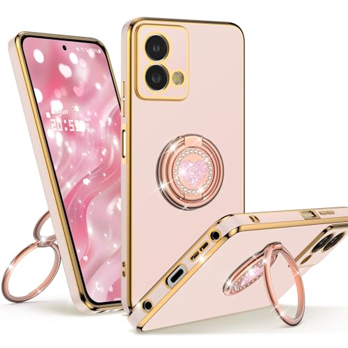Unlicaku Schutzhülle für Motorola Moto G Stylus 5G 2023 mit Ständer, Handyhülle mit Doppelring Kickstand, Frauen Mädchen Bling Glitzer Niedlich Luxus Schutzhülle Rosa Unlicaku Schutzhülle für Motorola Moto G Stylus 5G 2023 mit Ständer, Handyhülle mit Doppelring Kickstand, Frauen Mädchen Bling Glitzer Niedlich Luxus Schutzhülle Rosa von Unlicaku