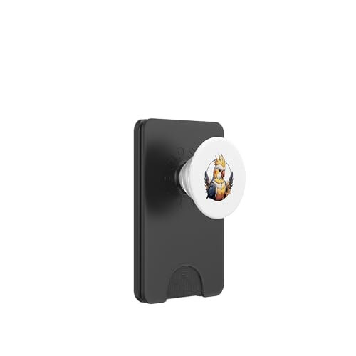 Gefiedert: Bunte Nymphensittiche PopSockets PopWallet für MagSafe von UnluckyStore