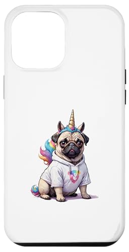 Hülle für iPhone 15 Pro Max Mops als Einhorn Hülle für iPhone 15 Pro Max Mops als Einhorn von UnluckyStore