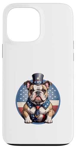 Rot, Weiß und Bulldogge: Stolzer Patriot Hülle für iPhone 13 Pro Max Rot, Weiß und Bulldogge: Stolzer Patriot Hülle für iPhone 13 Pro Max von UnluckyStore