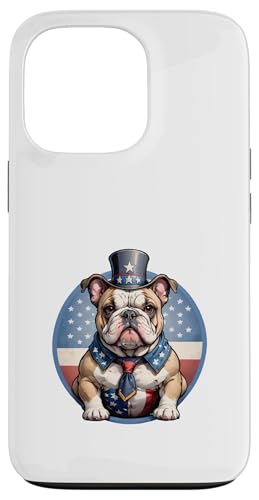 Rot, Weiß und Bulldogge: Stolzer Patriot Hülle für iPhone 13 Pro Rot, Weiß und Bulldogge: Stolzer Patriot Hülle für iPhone 13 Pro von UnluckyStore