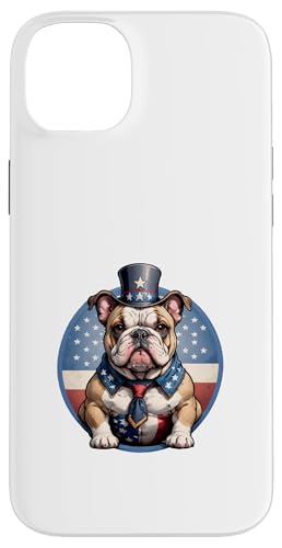 Rot, Weiß und Bulldogge: Stolzer Patriot Hülle für iPhone 14 Plus Rot, Weiß und Bulldogge: Stolzer Patriot Hülle für iPhone 14 Plus von UnluckyStore