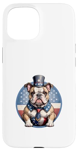 Rot, Weiß und Bulldogge: Stolzer Patriot Hülle für iPhone 15 Rot, Weiß und Bulldogge: Stolzer Patriot Hülle für iPhone 15 von UnluckyStore