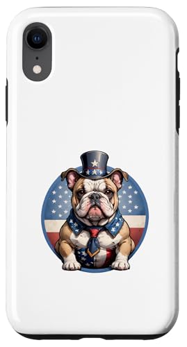 Rot, Weiß und Bulldogge: Stolzer Patriot Hülle für iPhone XR Rot, Weiß und Bulldogge: Stolzer Patriot Hülle für iPhone XR von UnluckyStore