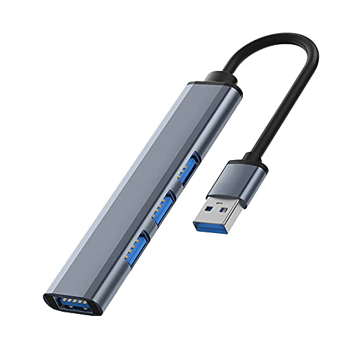 USB Hub 3.0 USB Splitter 4 in 1 Port Mit 1 USB 3.0-Anschluss und 3 USB 2.0-Anschlüssen Kompatibel mit MacBook Pro Windows Laptops und Anderen Geräten mit USB-Anschlüssen ( ) von Unnderwiss