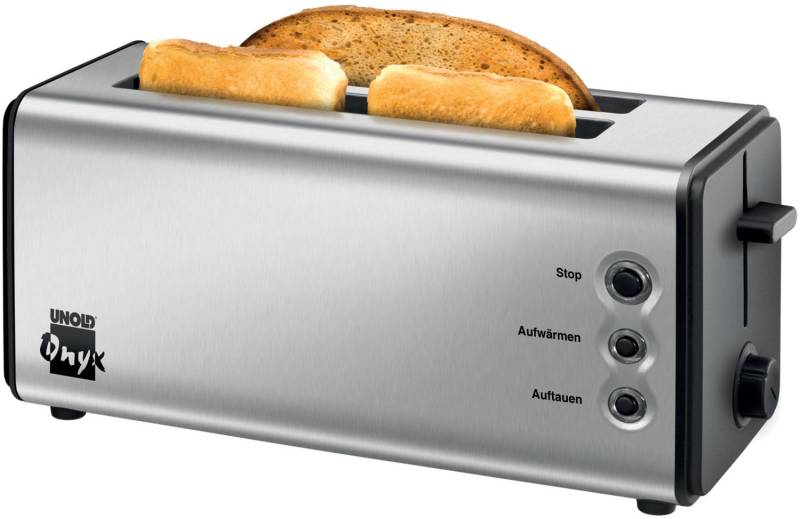 38915 Onyx Duplex Toaster schwarz/edelstahl von Unold