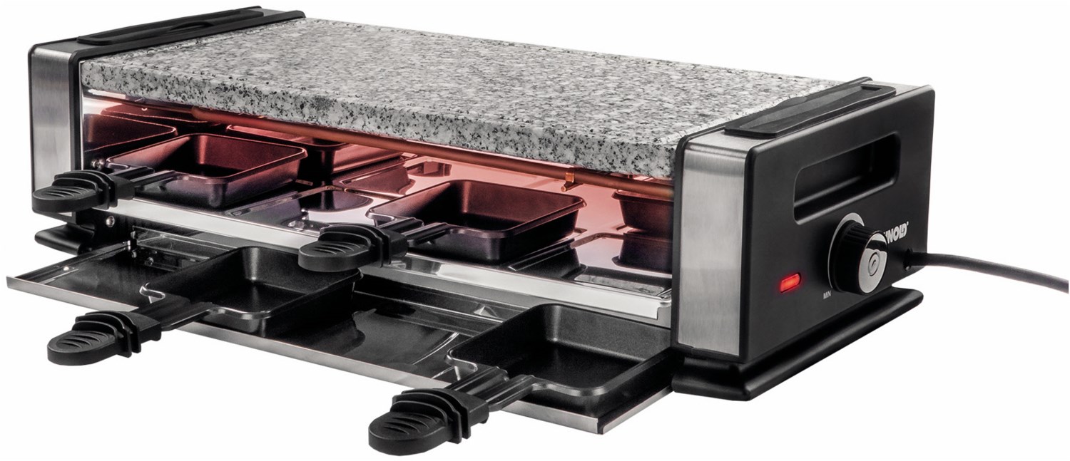 48760 Delice Basic Raclette edelstahl/schwarz 48760 Delice Basic Raclette edelstahl/schwarz von Unold