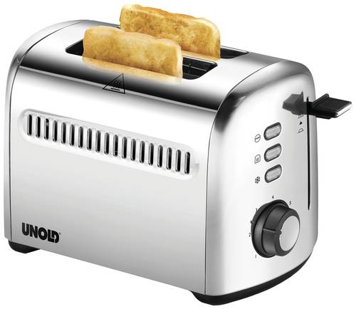 Unold 2er Retro Toaster Kontrollleuchte Edelstahl von Unold