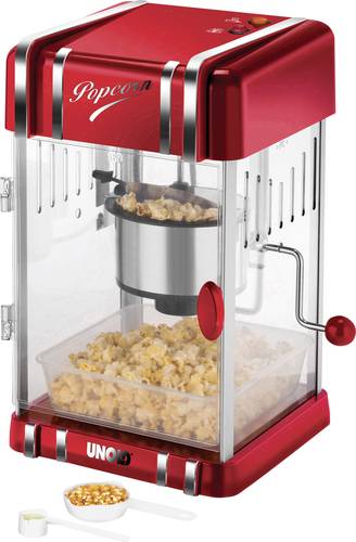 Unold 48535 48535 Popcorn-Maker Silber, Rot von Unold