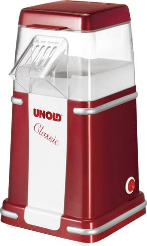 Unold Classic 48525 Popcorn-Maker Rot, Weiß von Unold