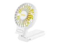 Unold HANDHELD FAN, Weiß, Gelb, 7,8 cm, 1 Lüfter, 10 h, Genickventilator, 1 Stück(e) von Unold