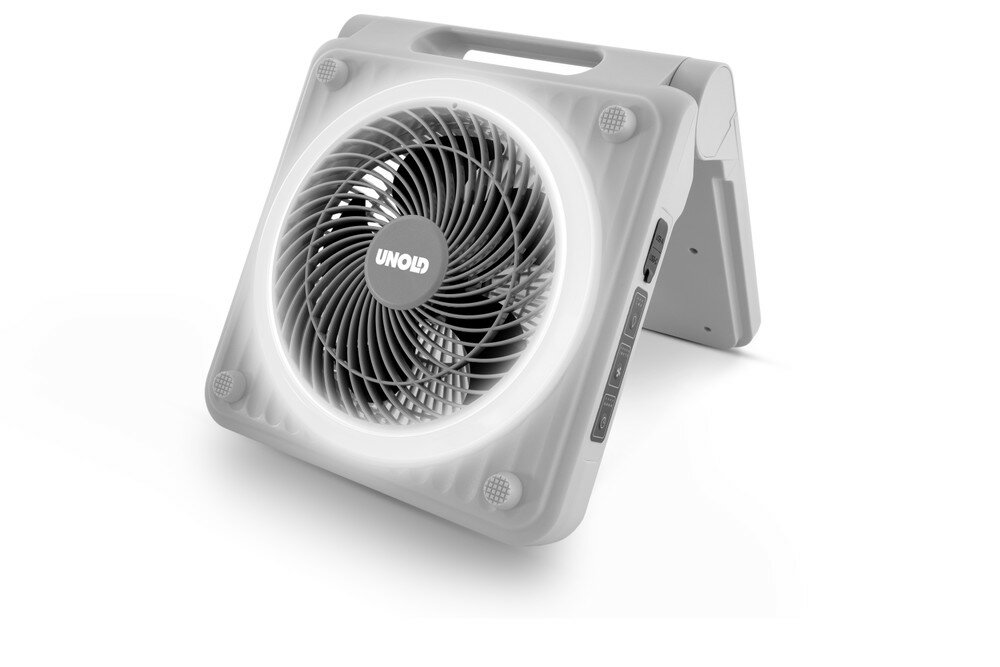 Unold Solarventilator Camping 86517 Grau 20 cm Handventilator Unold Solarventilator Camping 86517 Grau 20 cm Handventilator von Unold