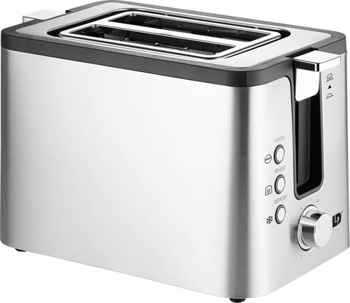 Unold TOASTER 2er Kompakt Toaster mit eingebautem Brötchenaufsatz Edelstahl von Unold