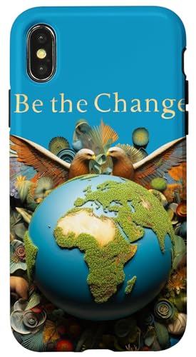 Be the Change: Eine bessere Welt beginnt bei dir Hülle für iPhone X/XS Be the Change: Eine bessere Welt beginnt bei dir Hülle für iPhone X/XS von UnusedPerspective_design